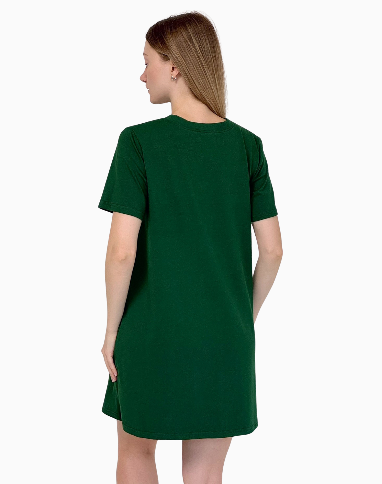 Sonia – koszula do karmienia na napy – Bottle green (Butelkowa zieleń)