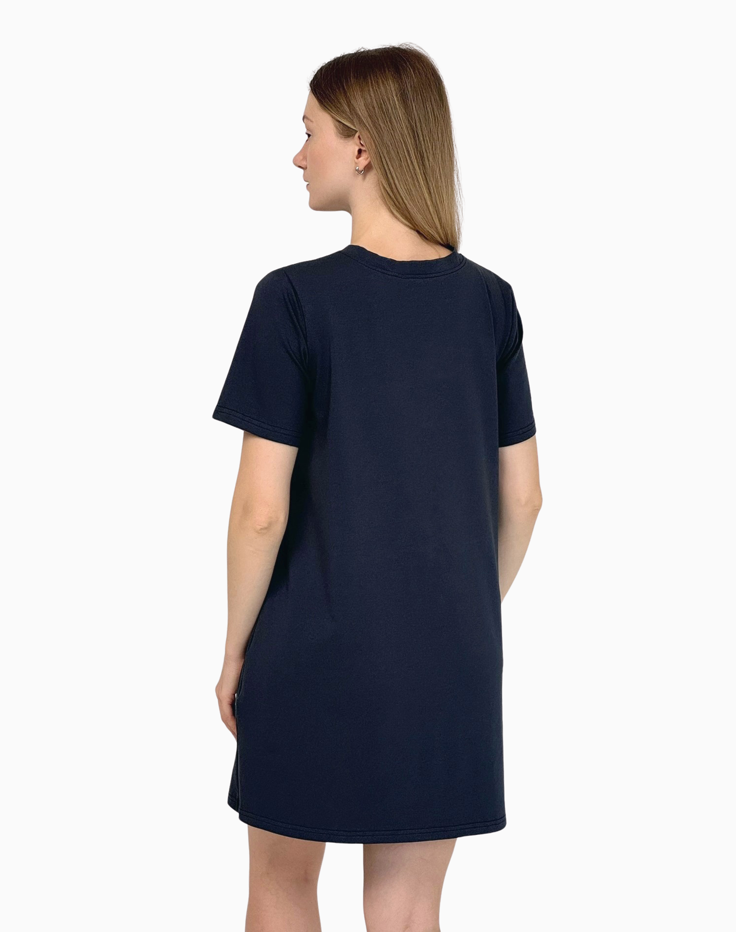Sonia – koszula do karmienia na napy – Midnight navy (Ciemny Granat)